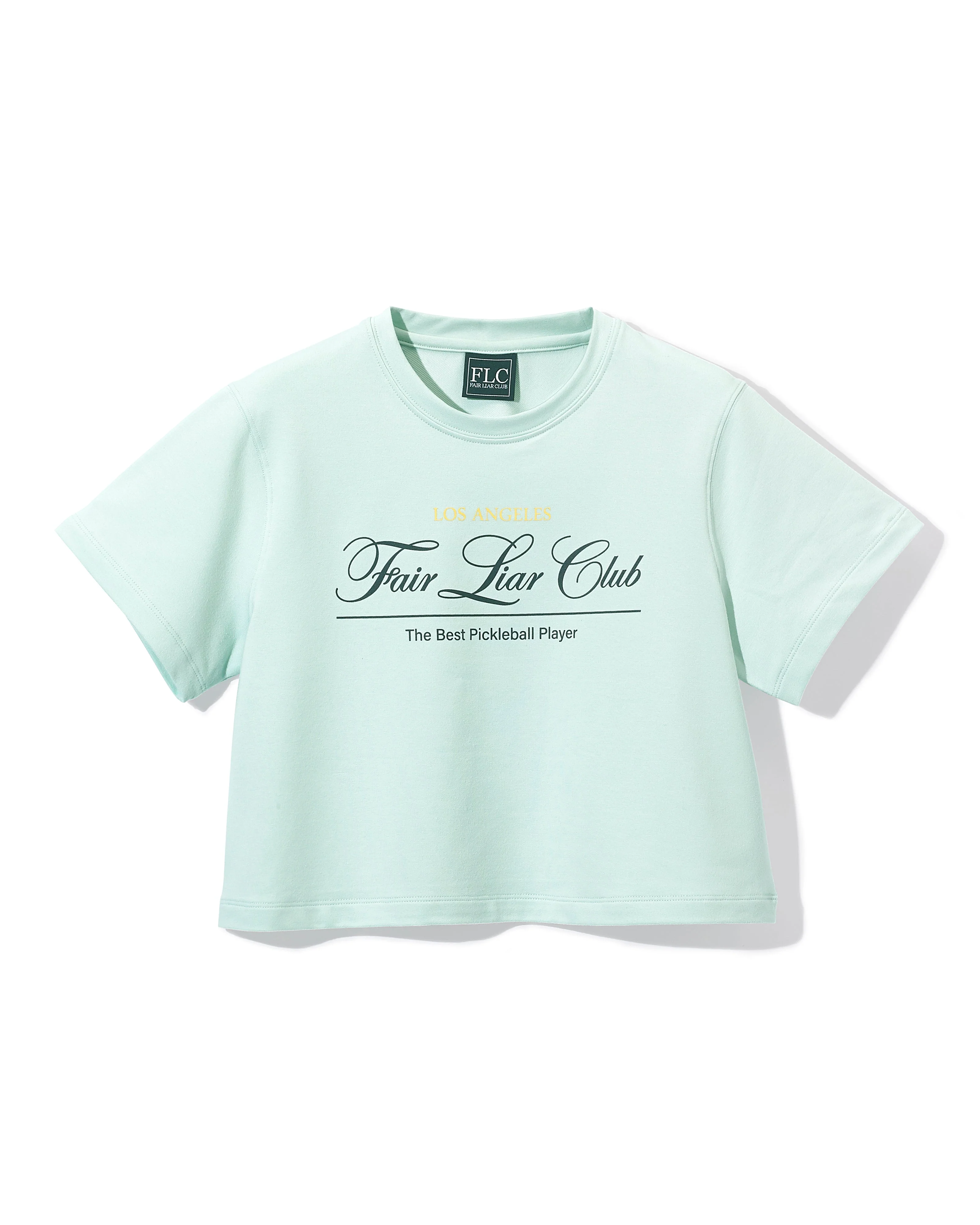 [FLC] FAIRLIAR CLUB CROPPED T-SHIRT (Mint)