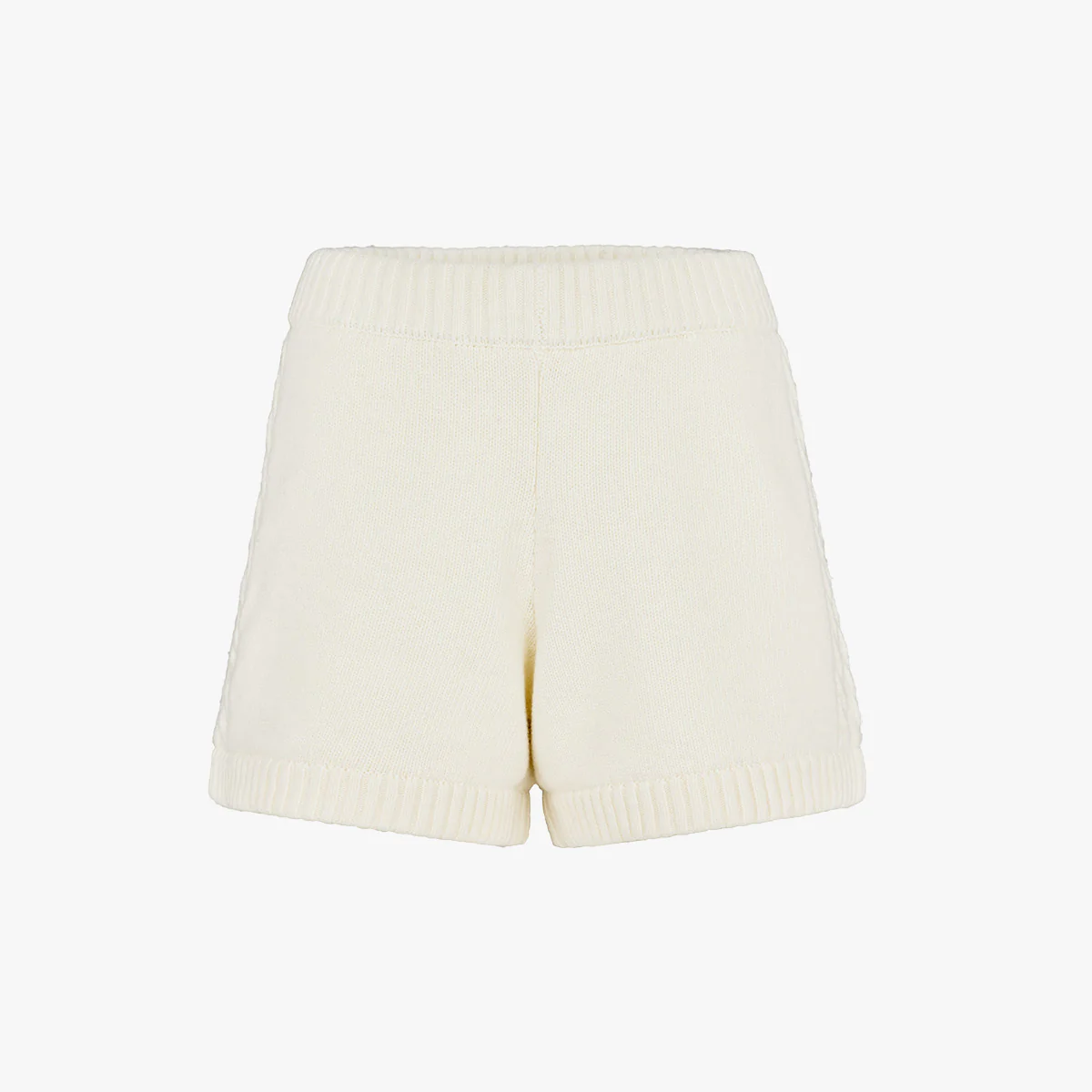 Windproof Knit Shorts (Ivory)