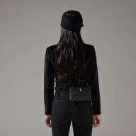 Pearl Logo Quilted Belted Bag (Black)