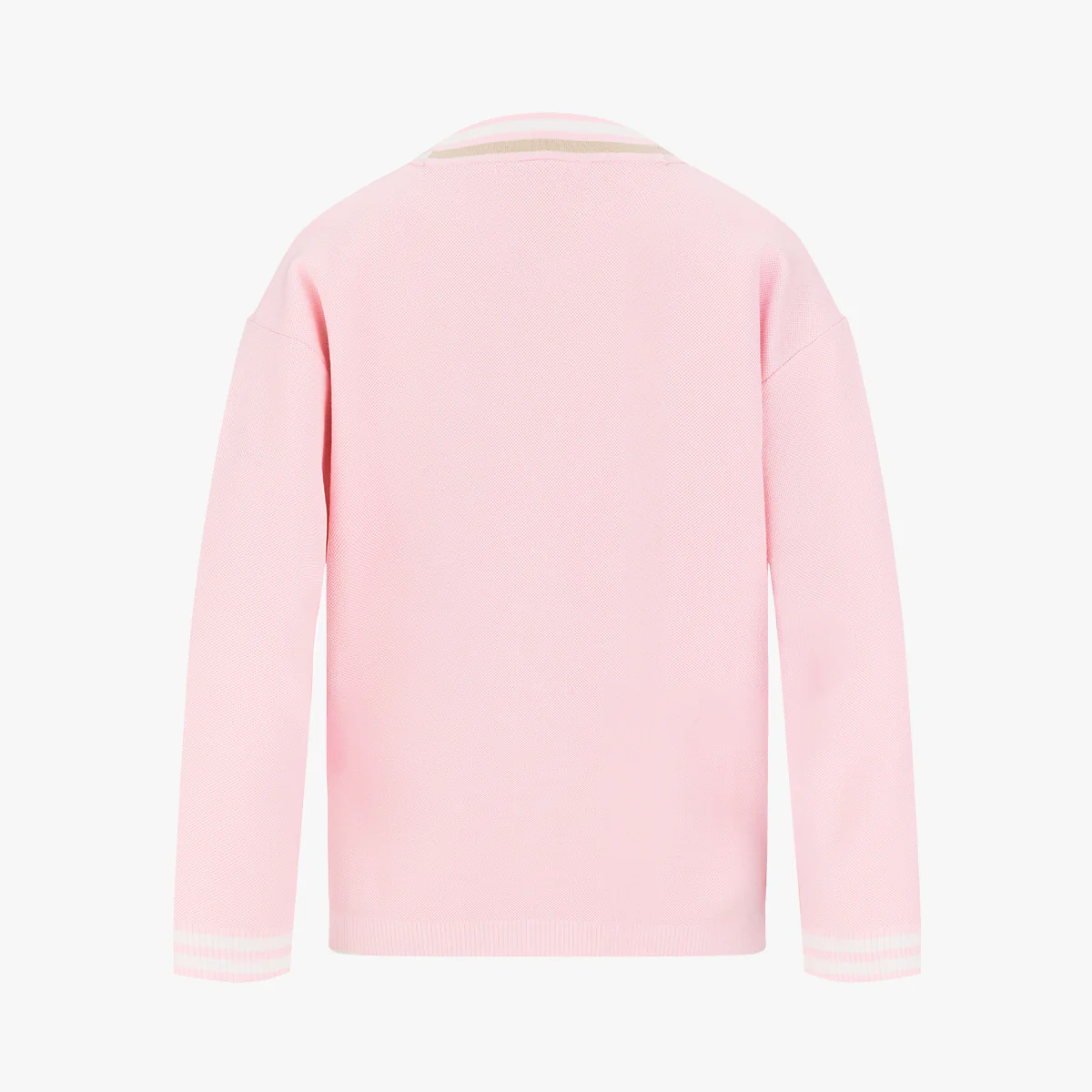 Loose Fit Pocket Cardigan (Pink)