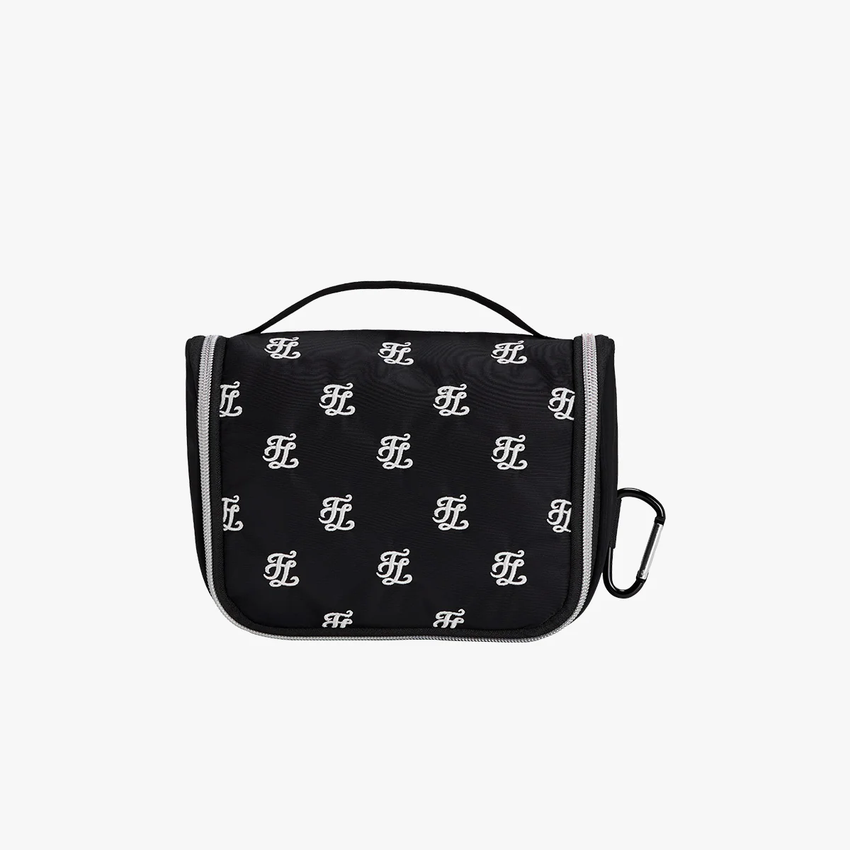 Logo Quilted Cart Pouch (Black)