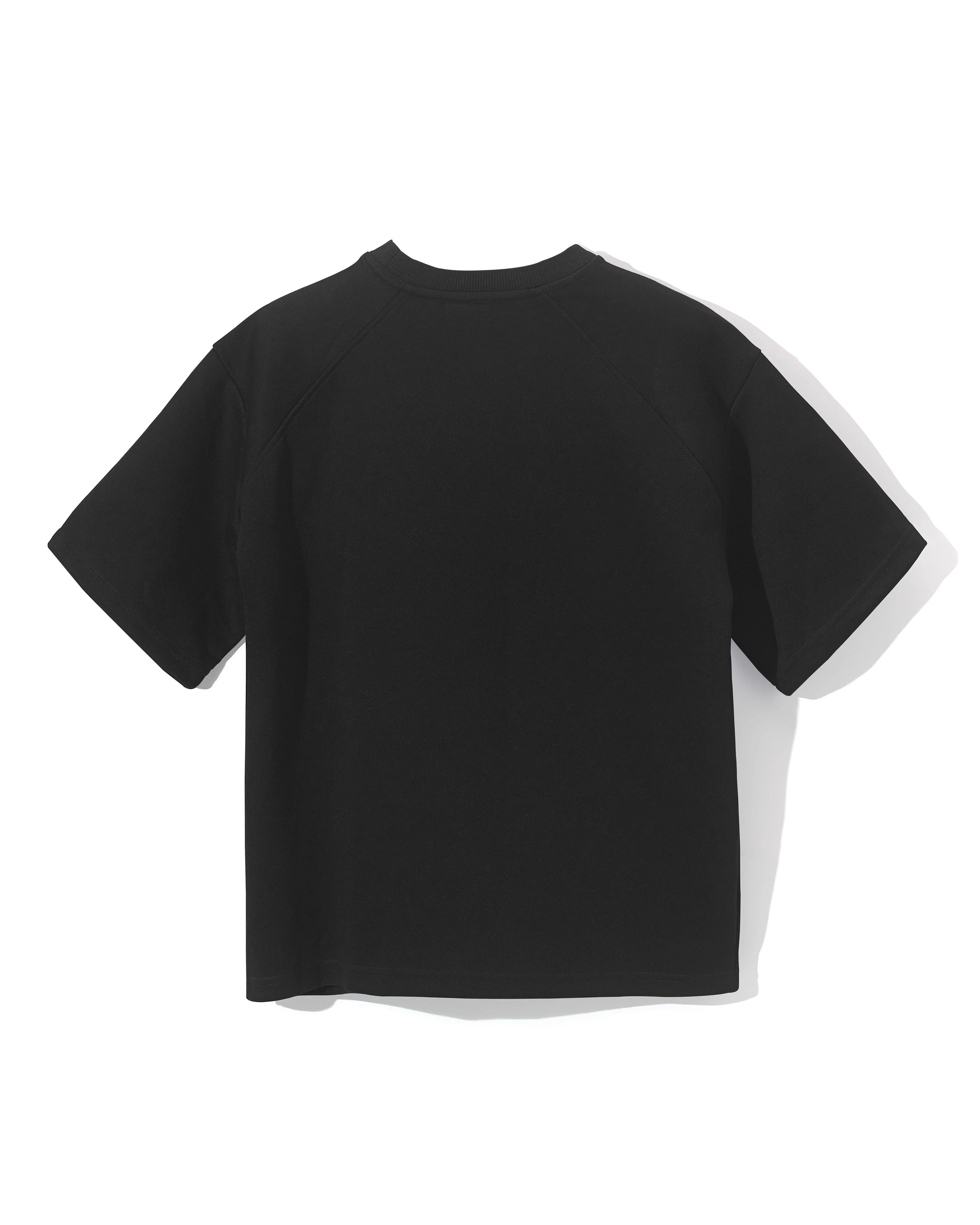 [FLC] CRACK HALF SWEATSHIRTS (Black)