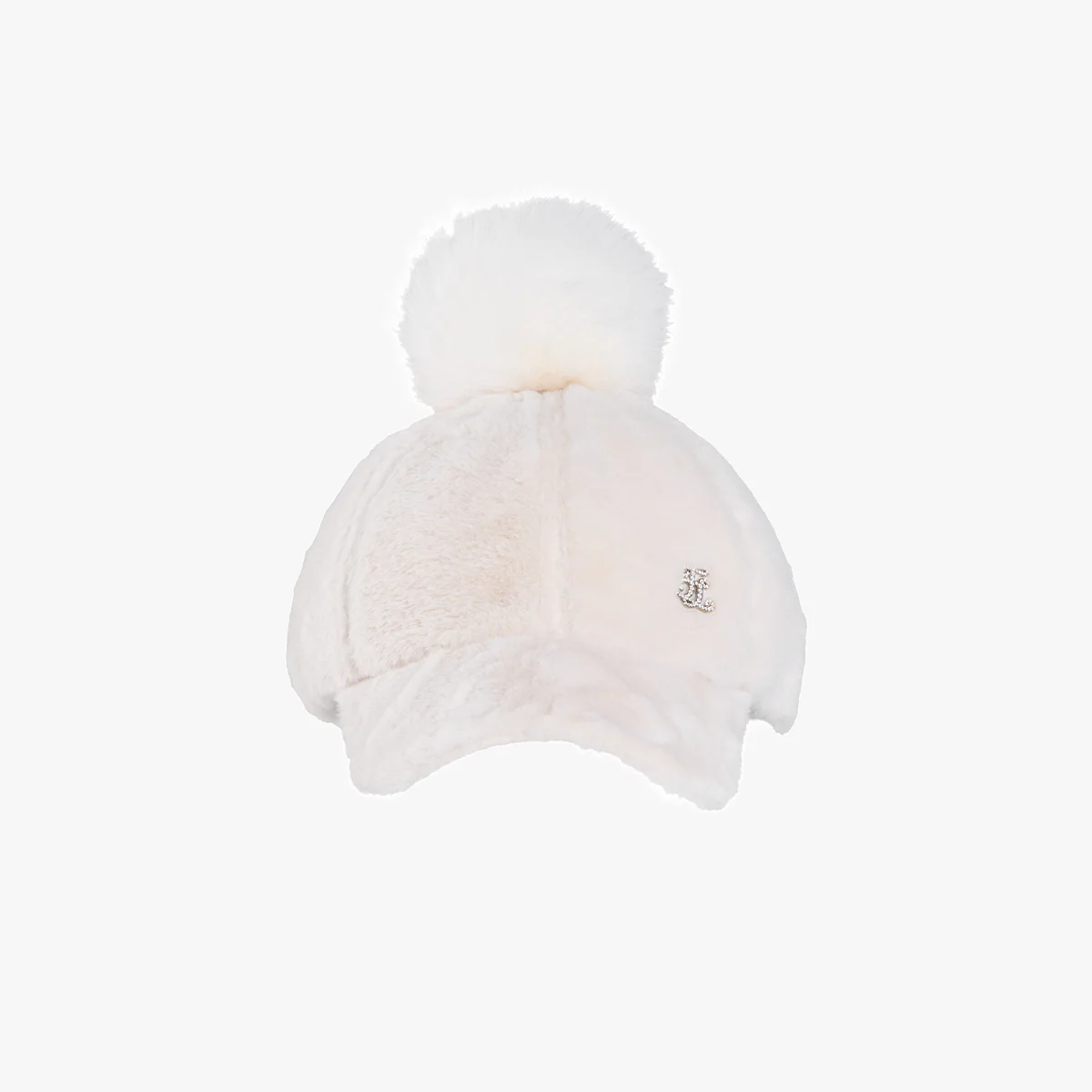 Fur Ball Point Cap (Ivory)