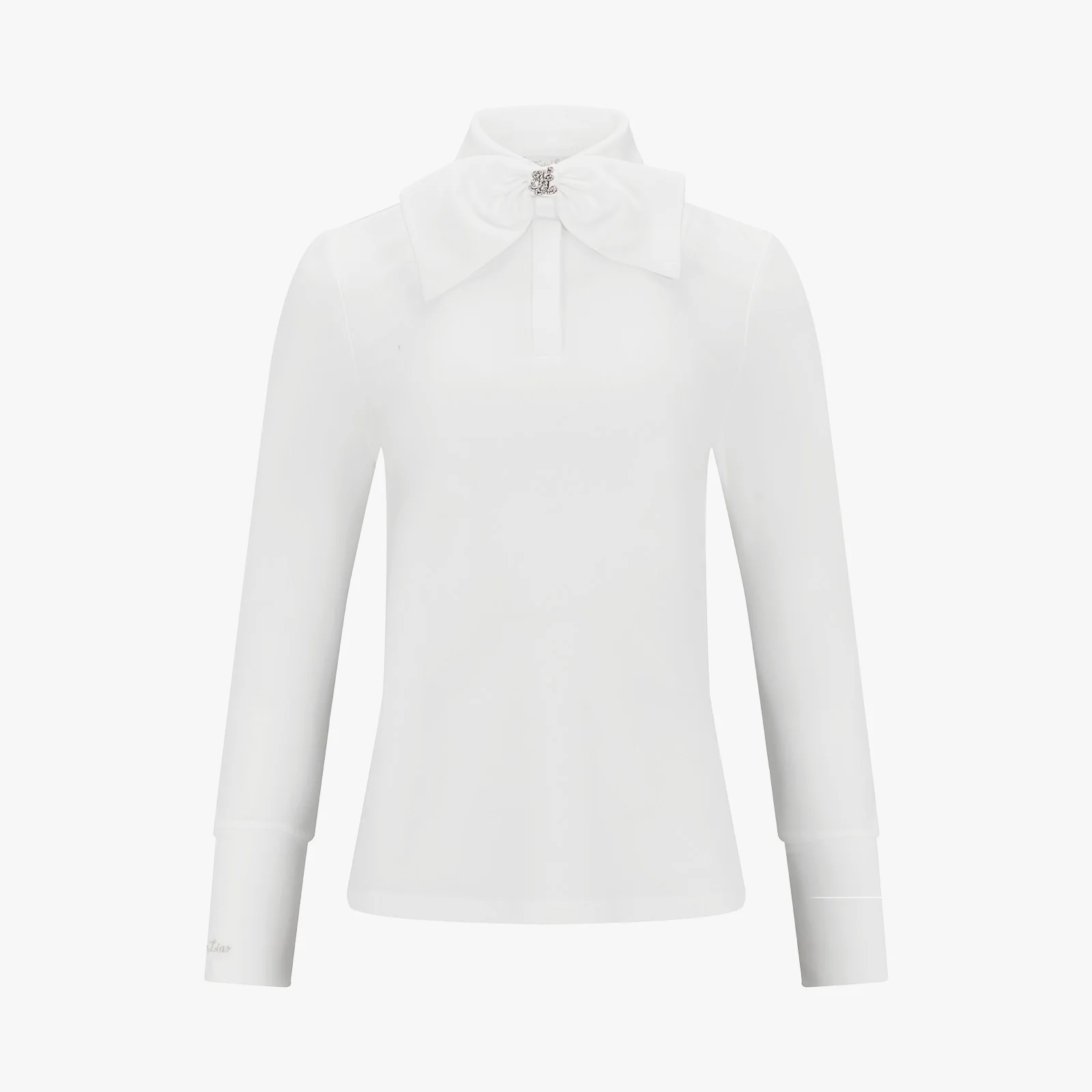 Front Ribbon Tshirt (Ivory)