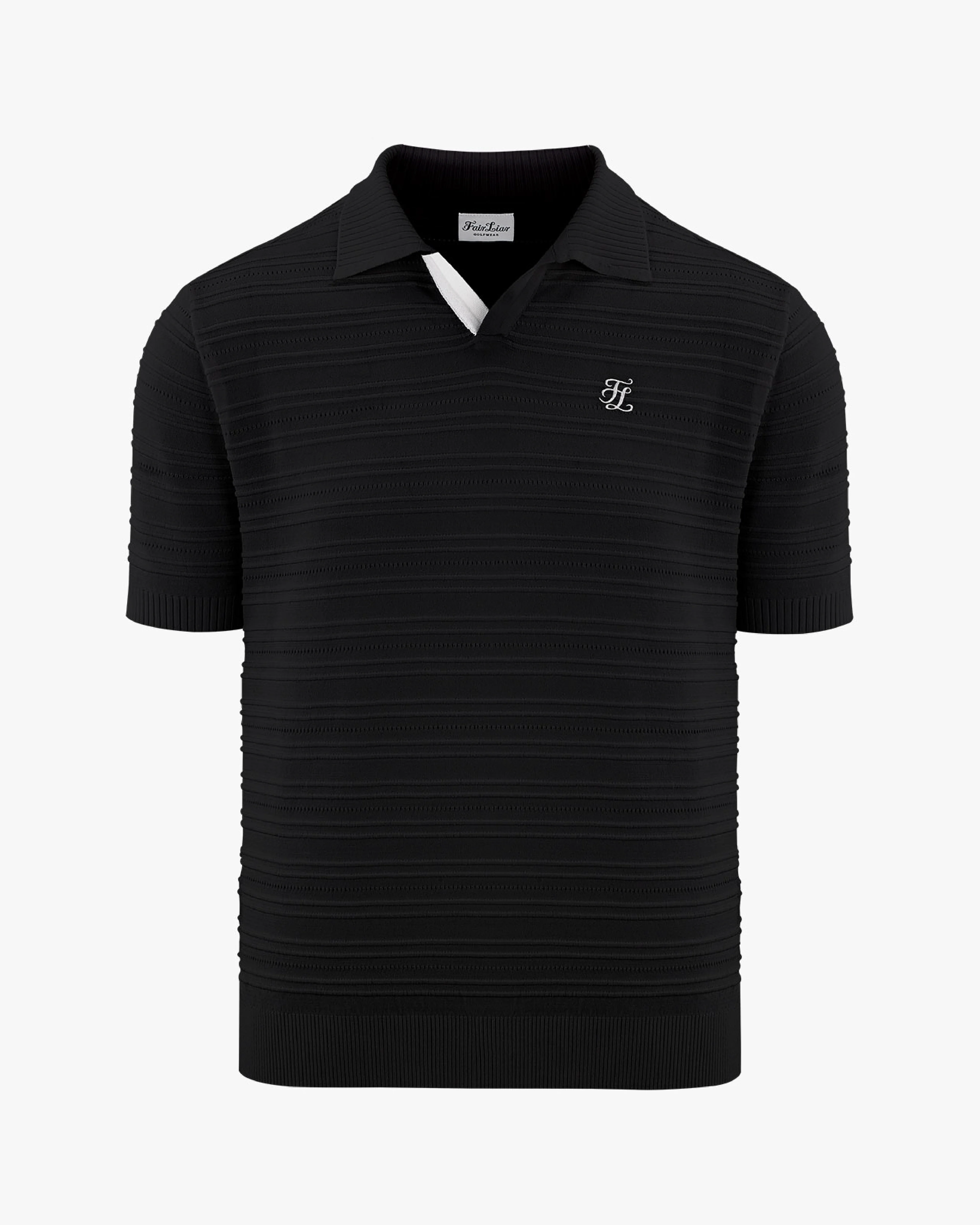 Men's Scasi Short Sleeve Knit (Black)