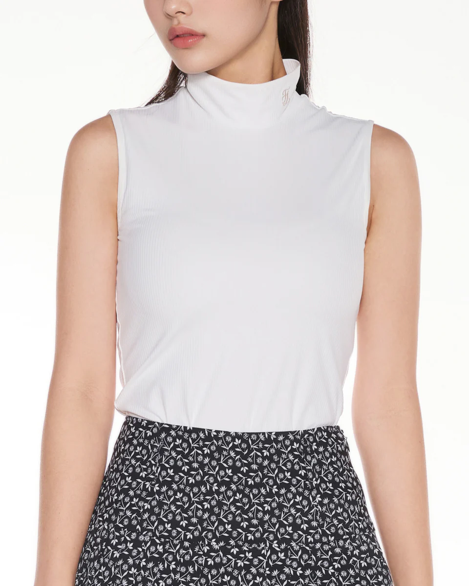 Mesh Crop Short Sleeve and Sleeveless Set (White)