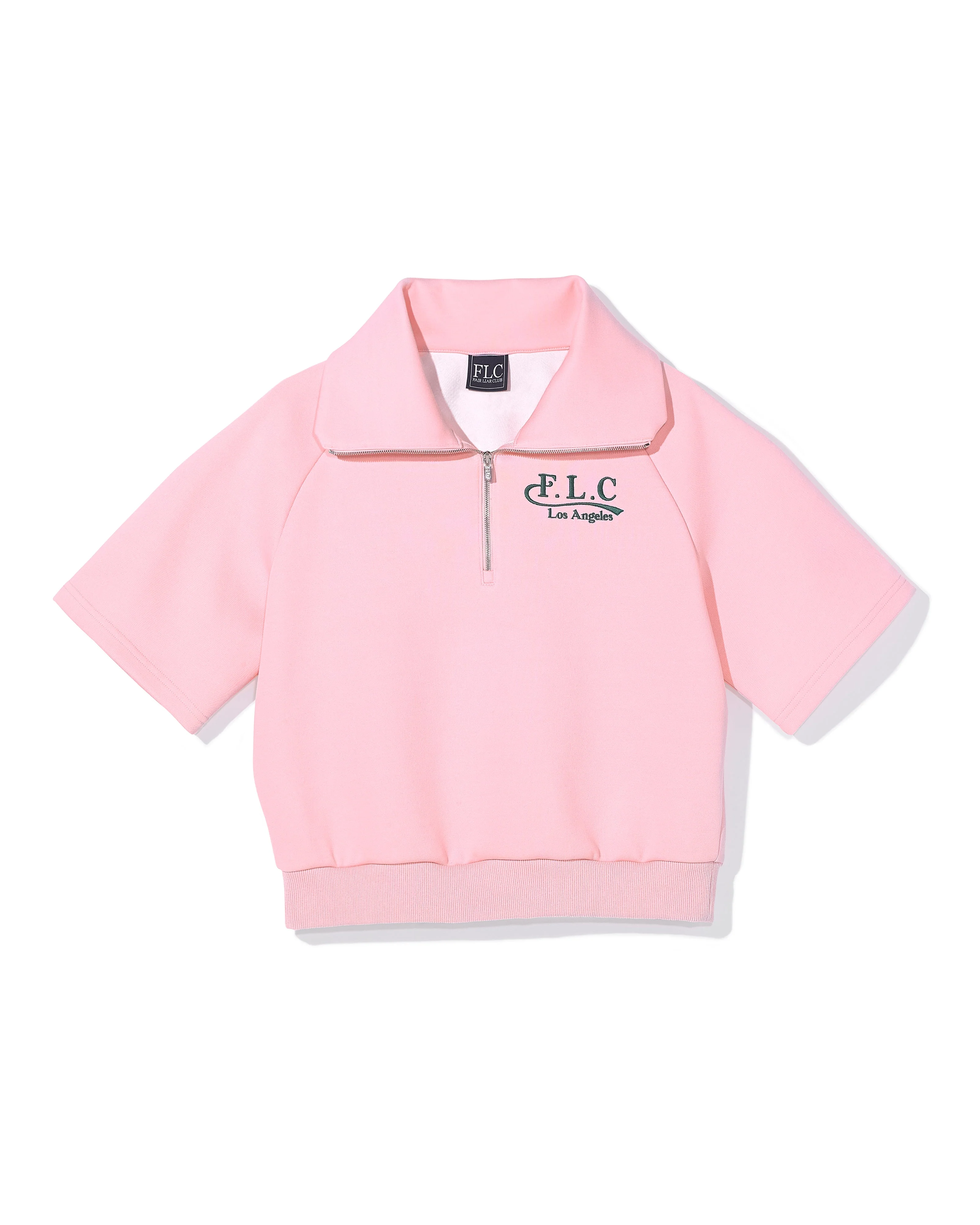 [FLC] FLC ESSENTIAL HALF ZIP PULLOVER (Pink)