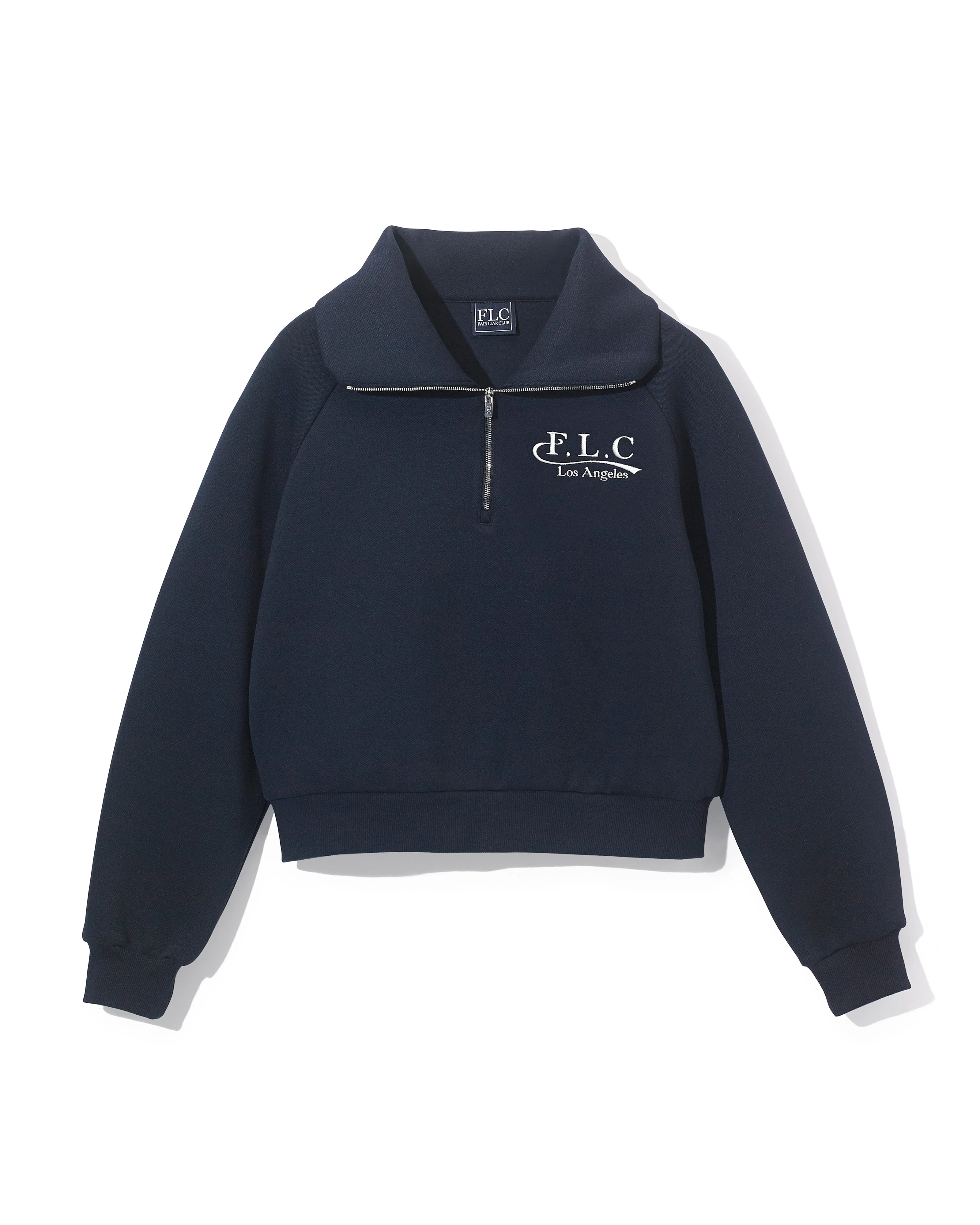 [FLC] FLC ESSENTIAL QUARTER ZIP PULLOVER (Navy)