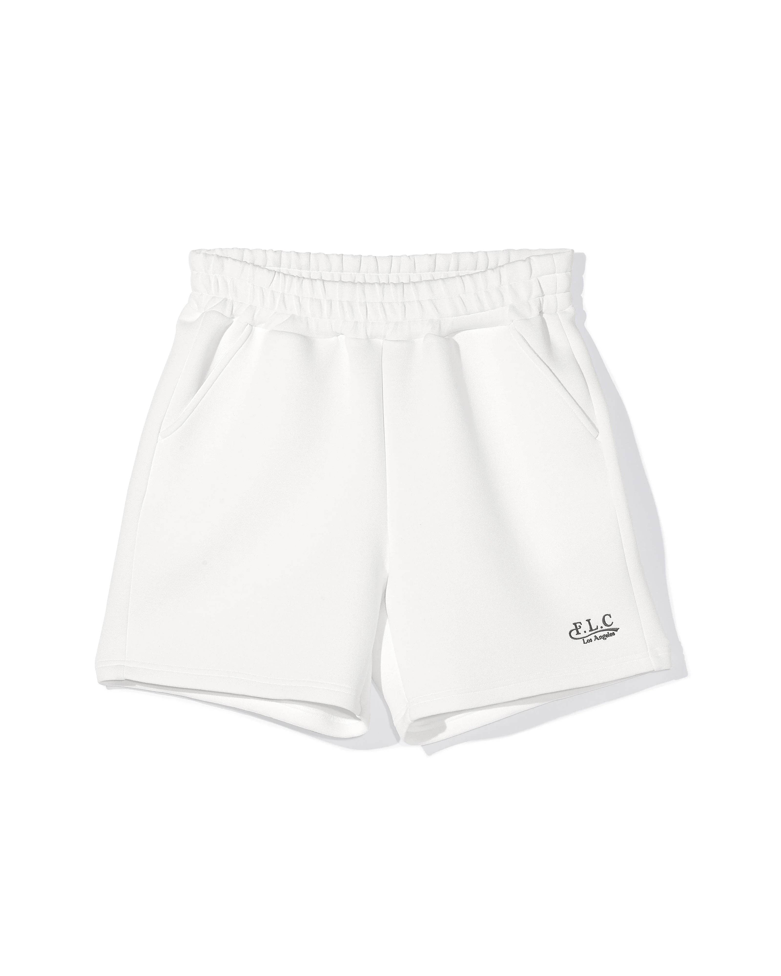 [FLC] FLC ESSENTIAL GYM SHORTS (Ivory)