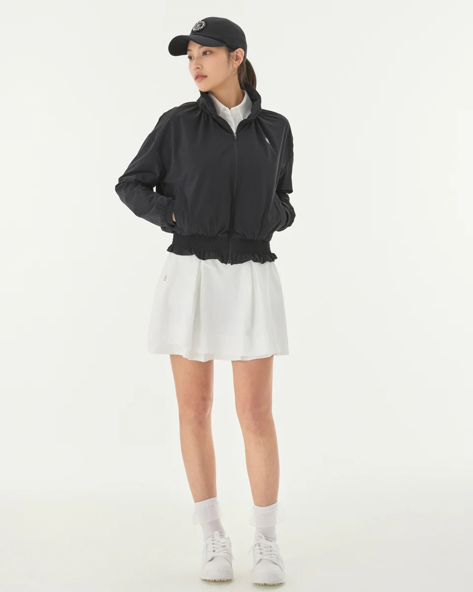 Double Layer Flared Skirt (White)