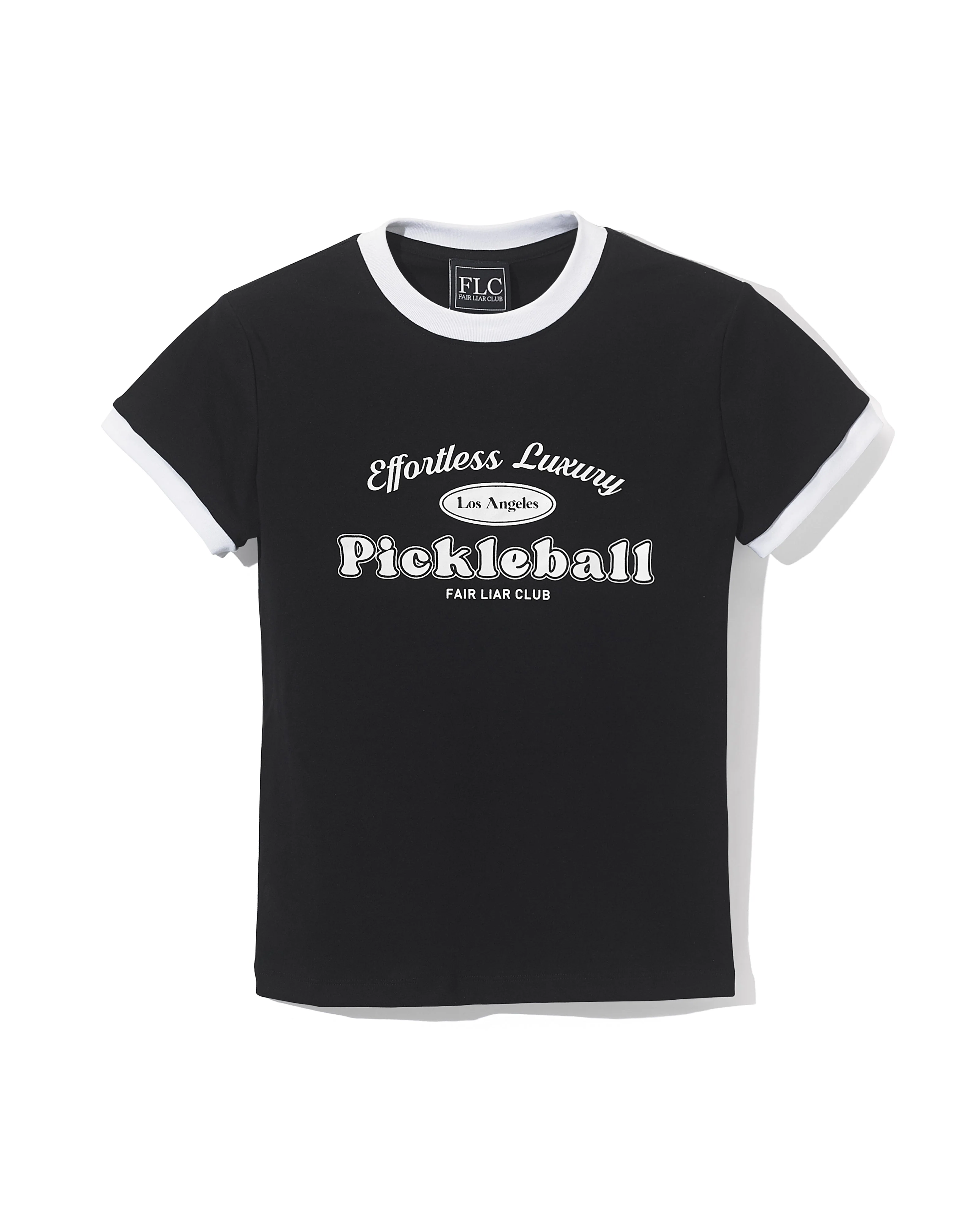[FLC] PICKLEBALL SLIM T-SHIRT (Black)