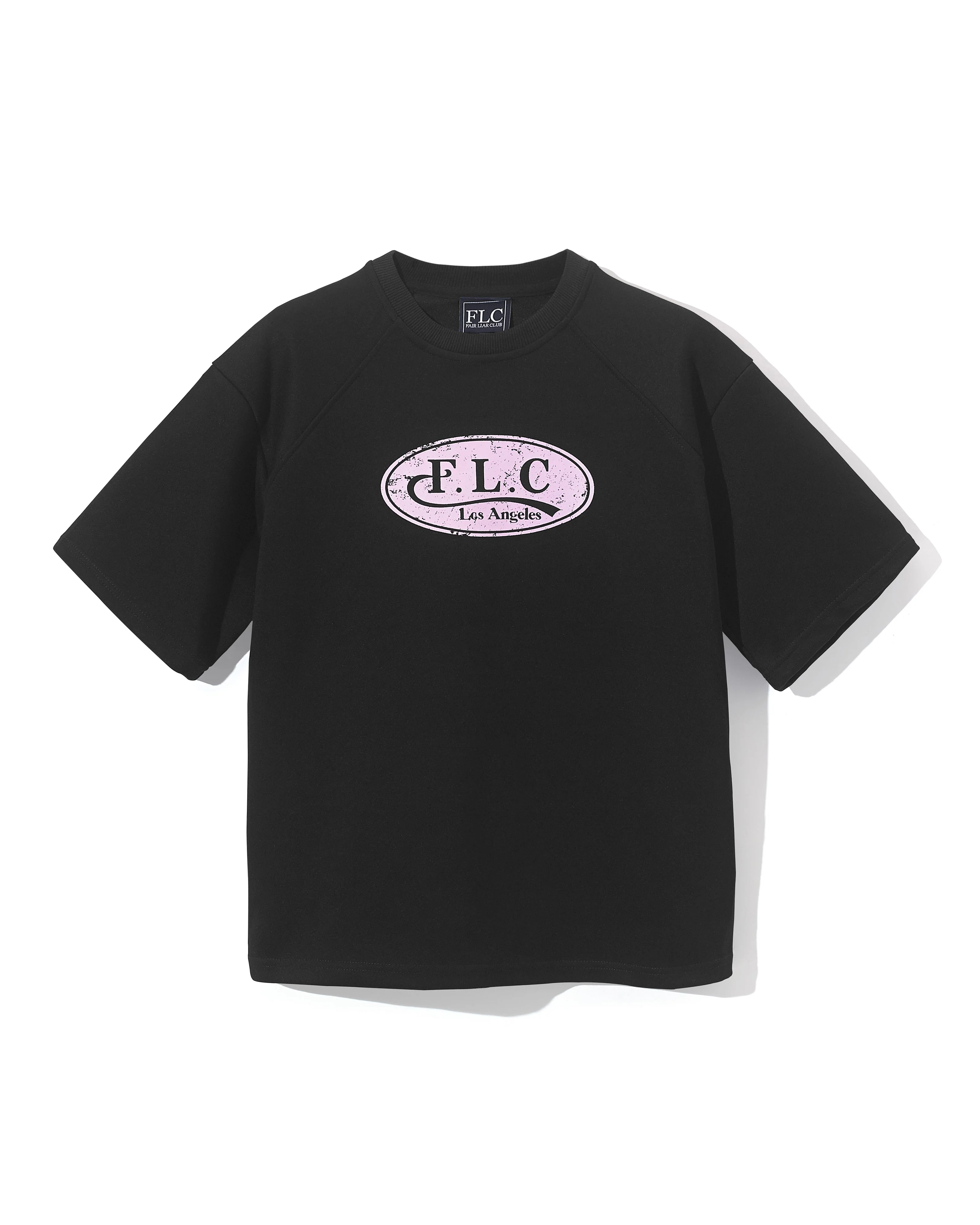 [FLC] CRACK HALF SWEATSHIRTS (Black)