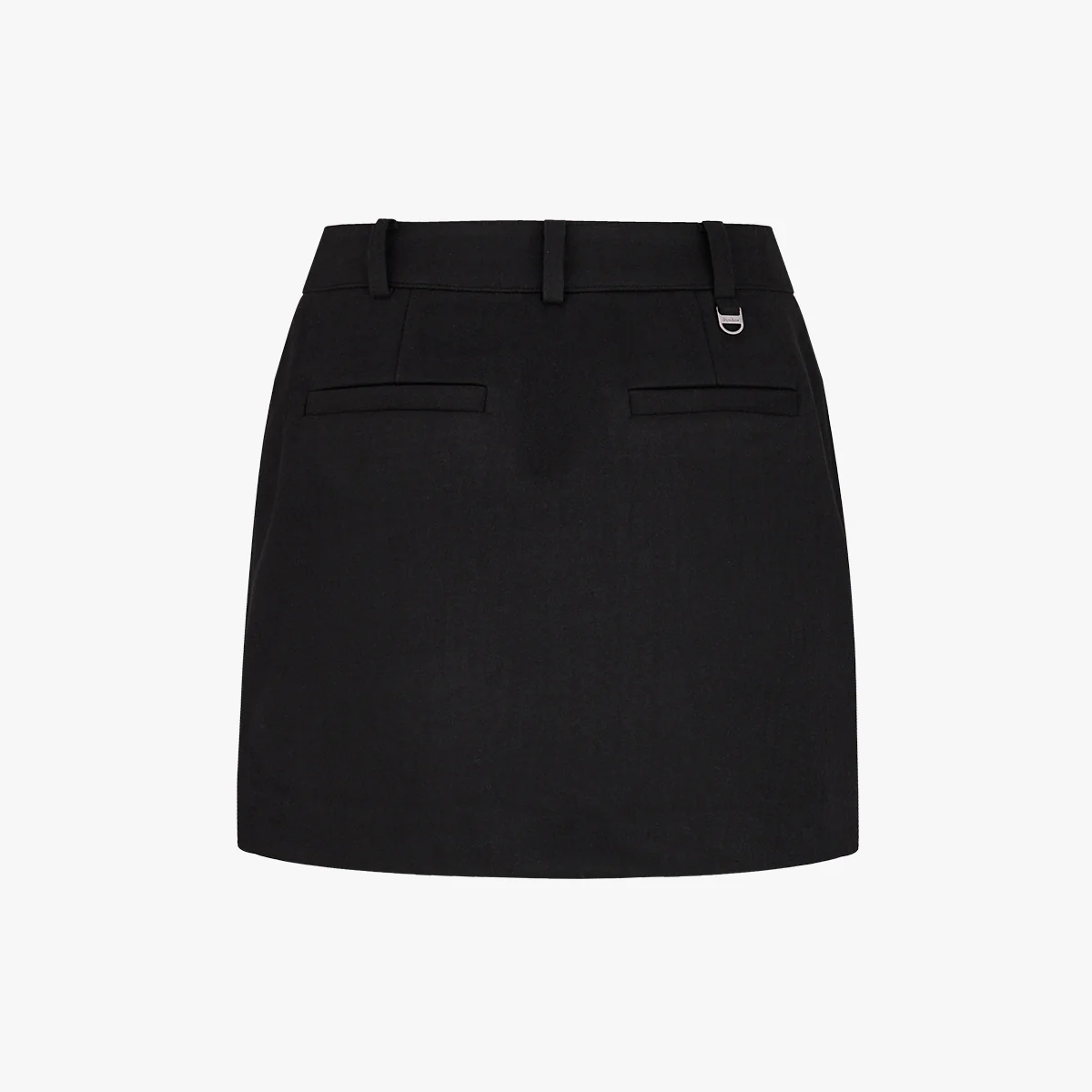 Brushed H-line Skirt (Black)