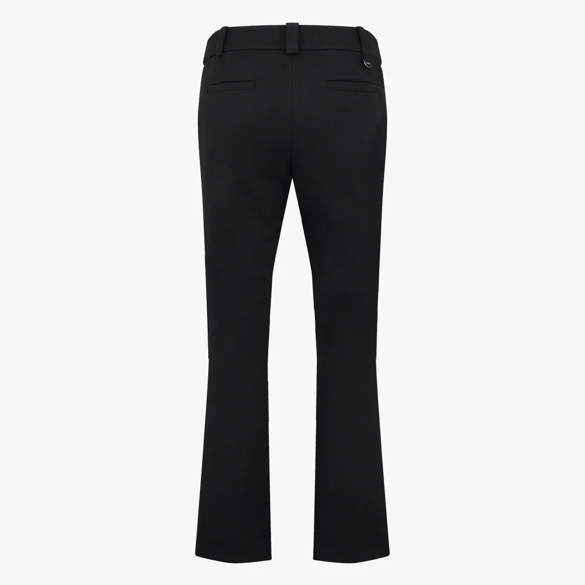 Ribbon Pocket Bootscut Pants (Black)