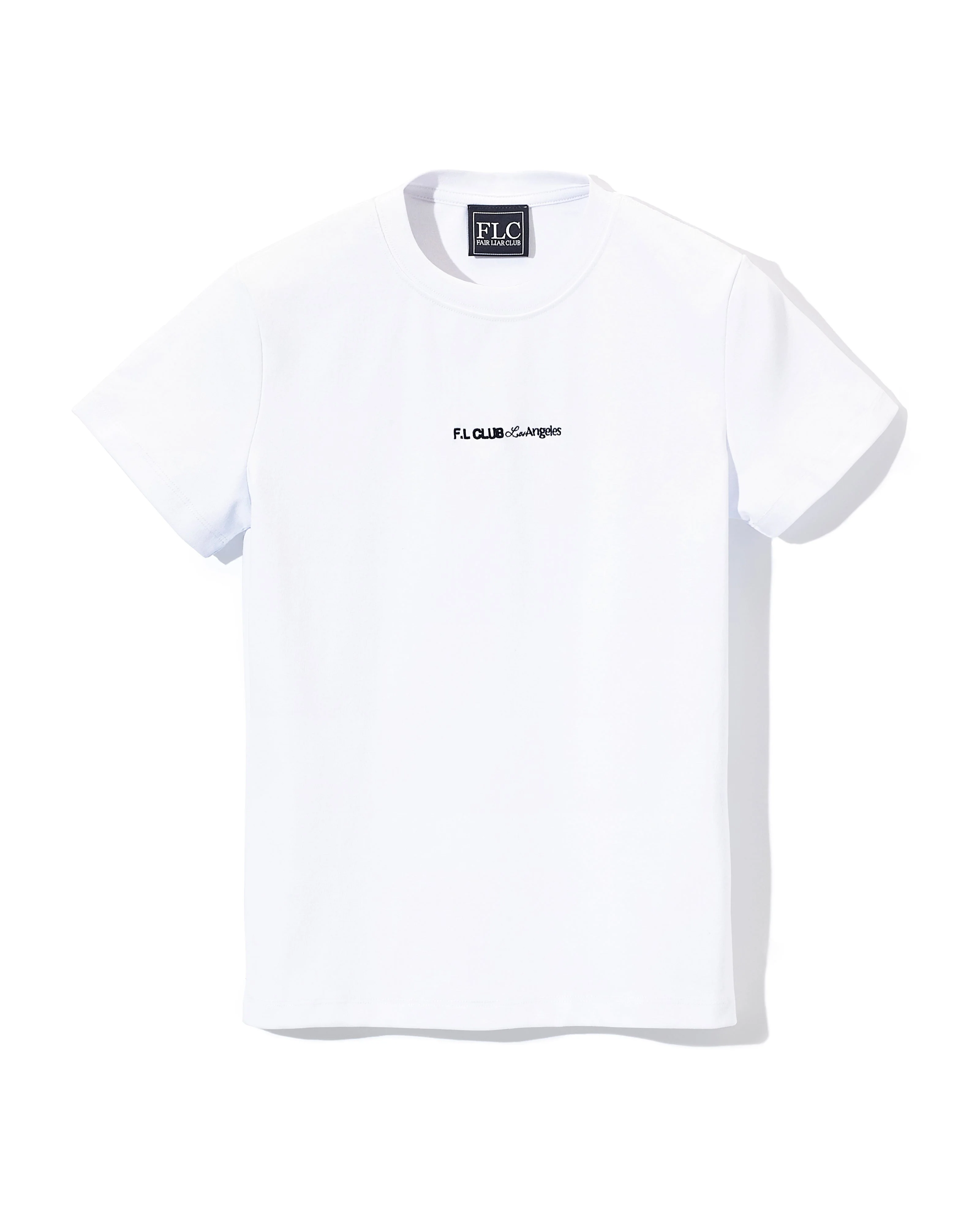 [FLC] LOGO SLIM T-SHIRT (White)