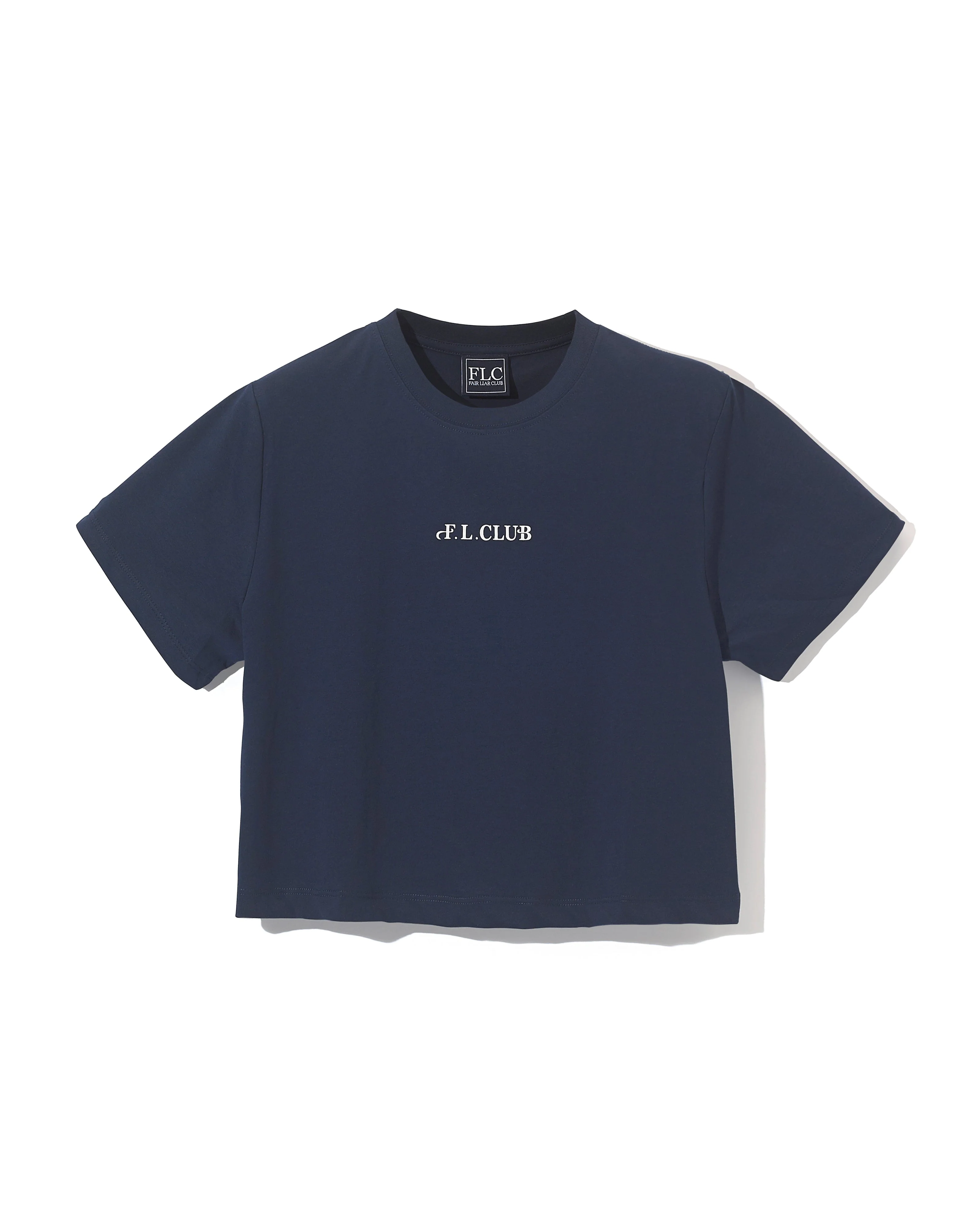[FLC] F.L.CLUB CROPPED T-SHIRT (Navy)
