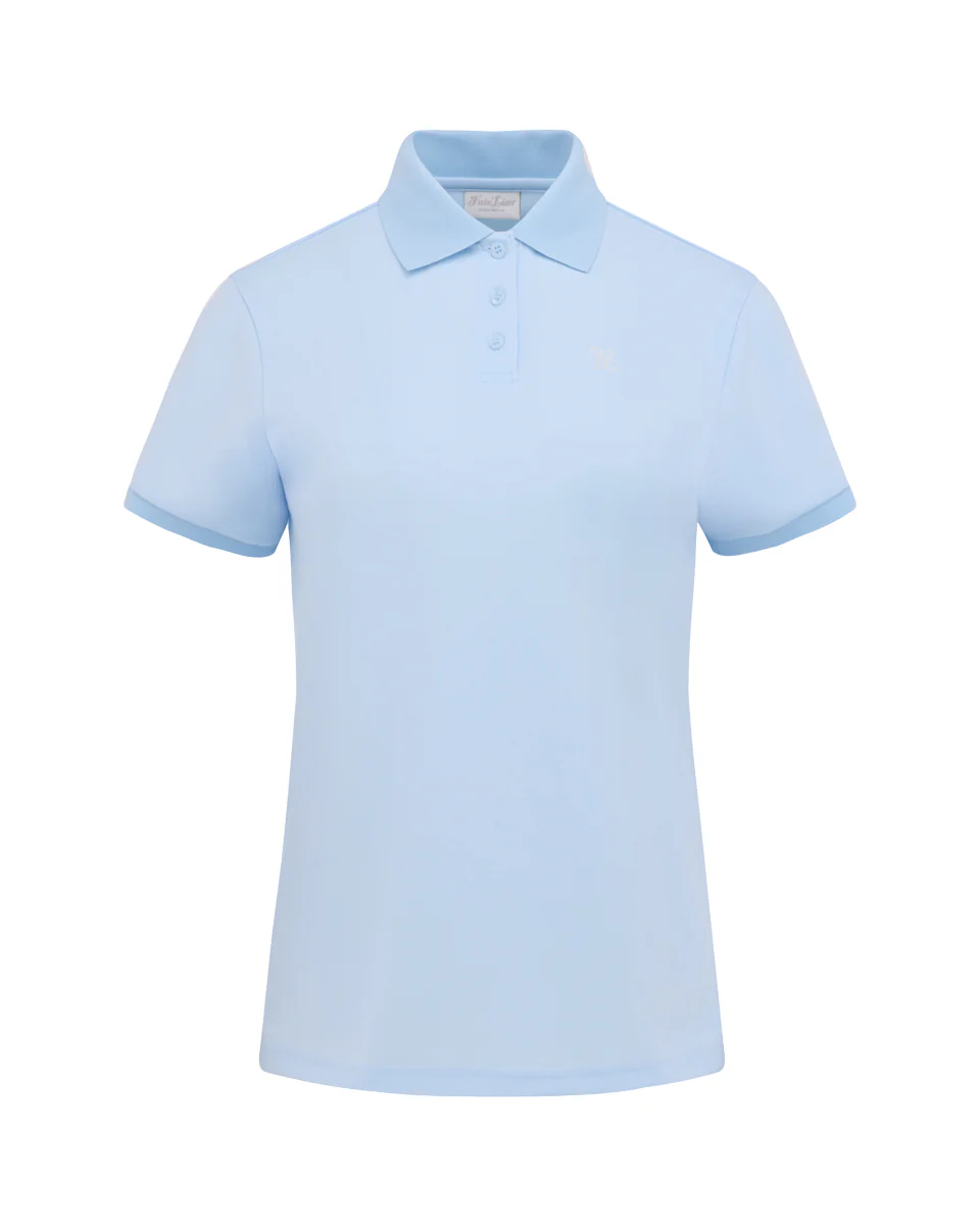 Fair Liar loose fit polo T Shirt (Blue)