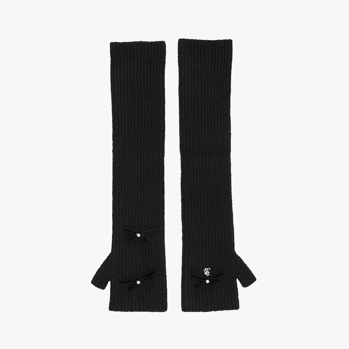 Knitted Arm Warmer (Black)