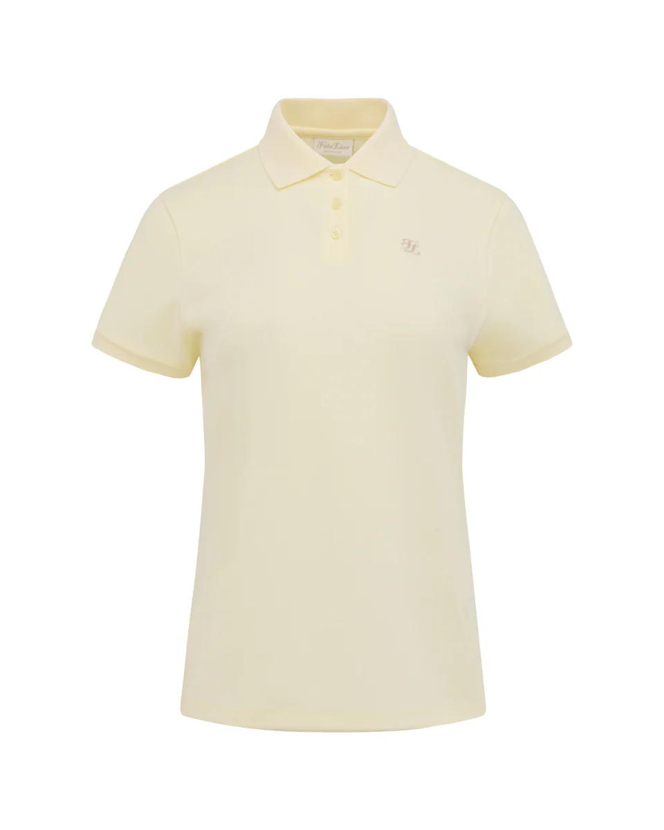 Fair Liar loose fit polo T Shirt (Yellow)