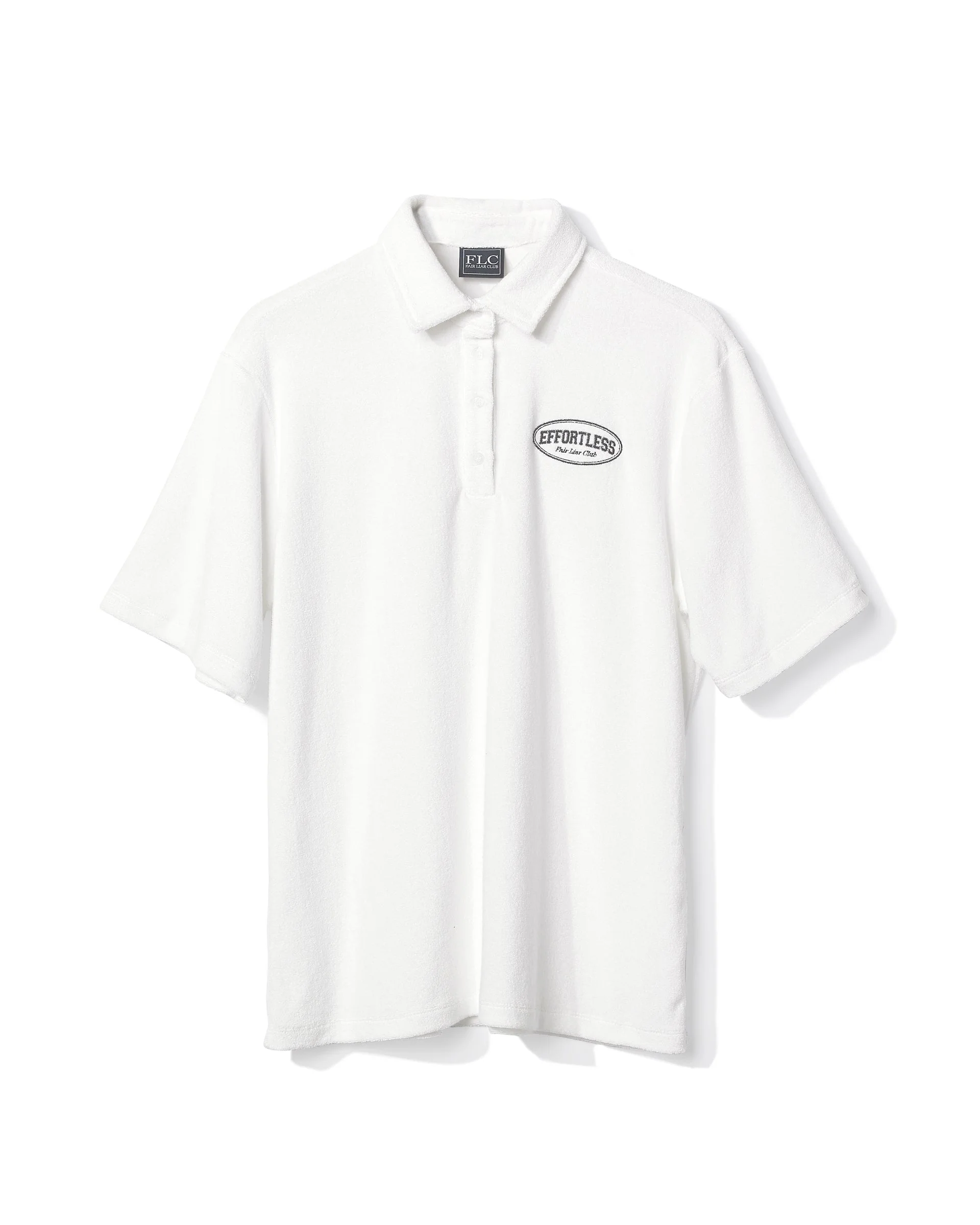 FLC Effortless Terry Polo (White)