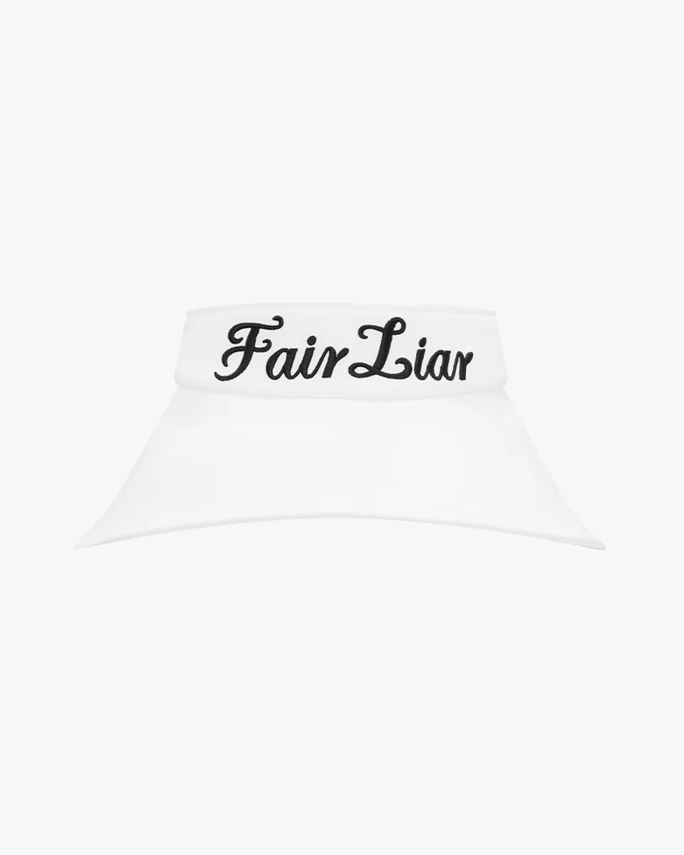 Volume Logo Bonnet Visor (White)
