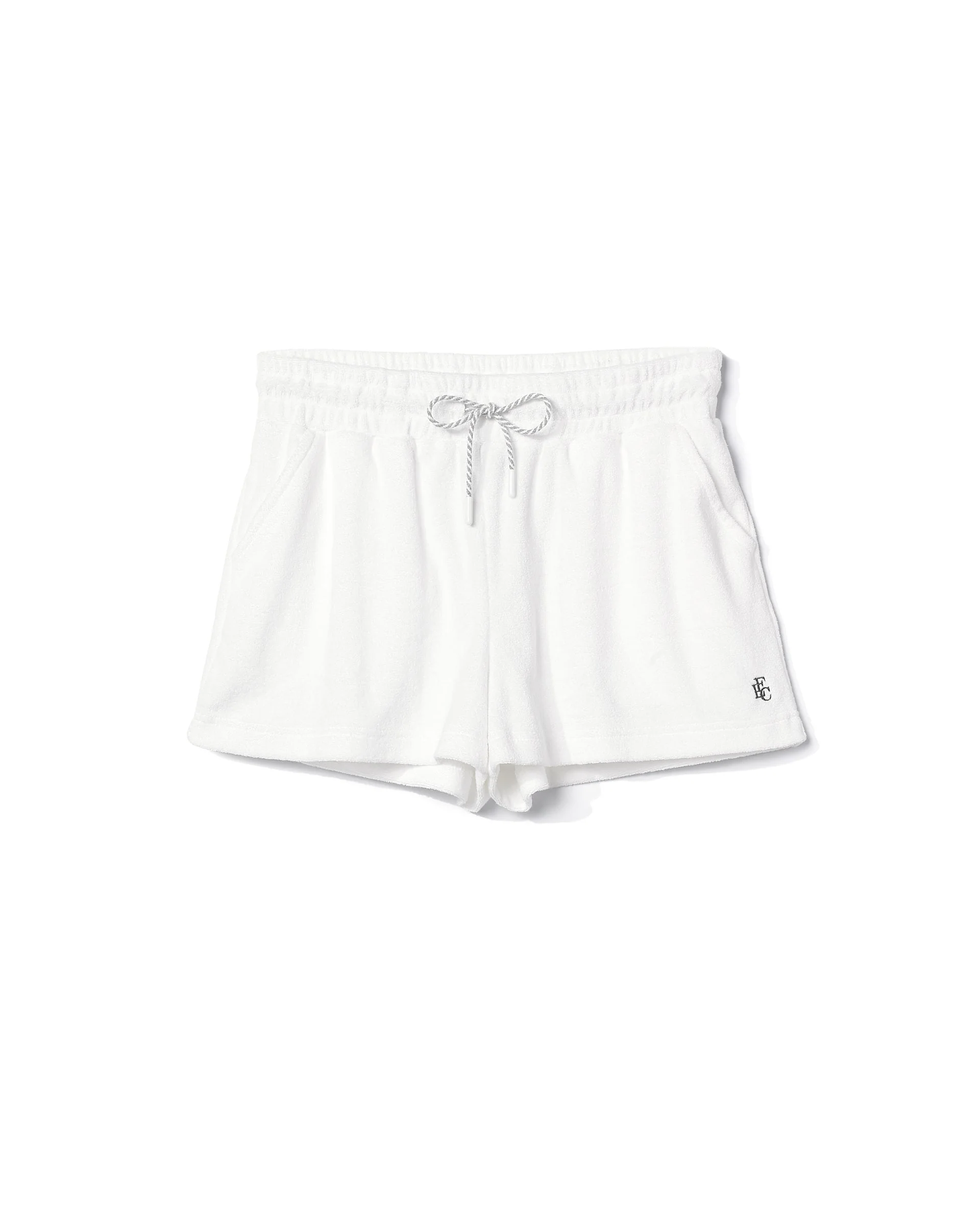 FLC Effortless Terry Shorts (White)