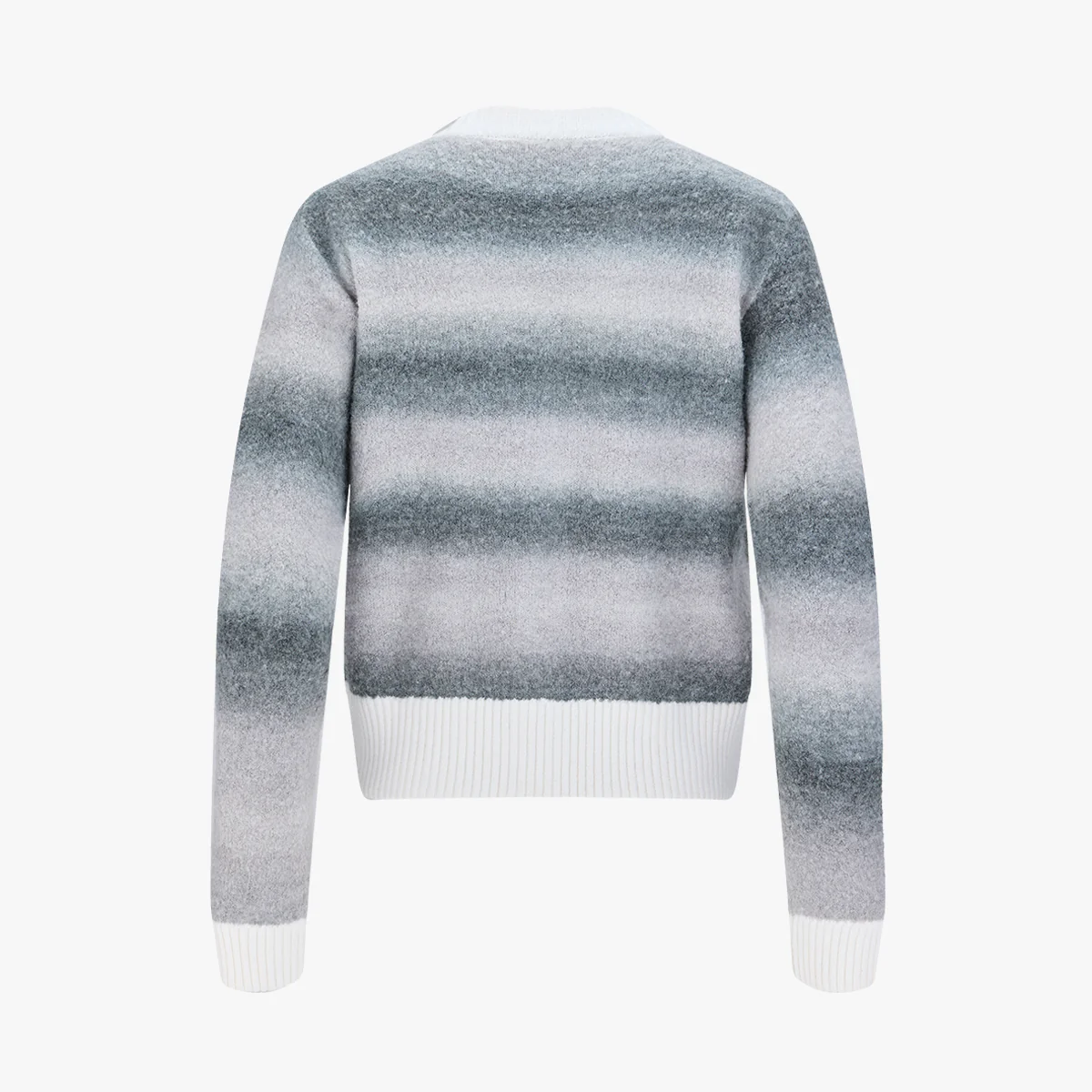 Gradient Windproof Cardigan (Grey)