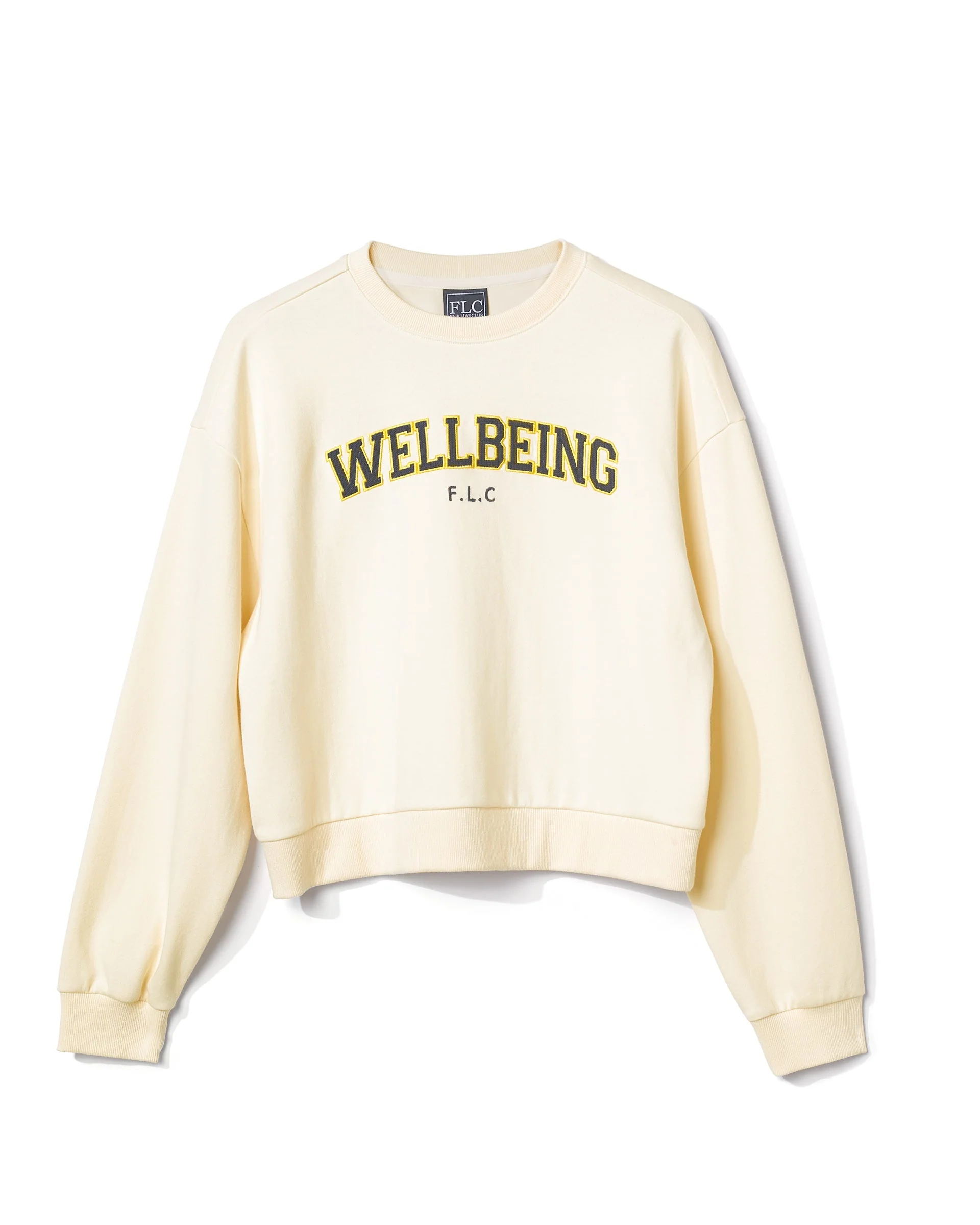 FLC Edw Cropped Sweatshirts (Yellow)