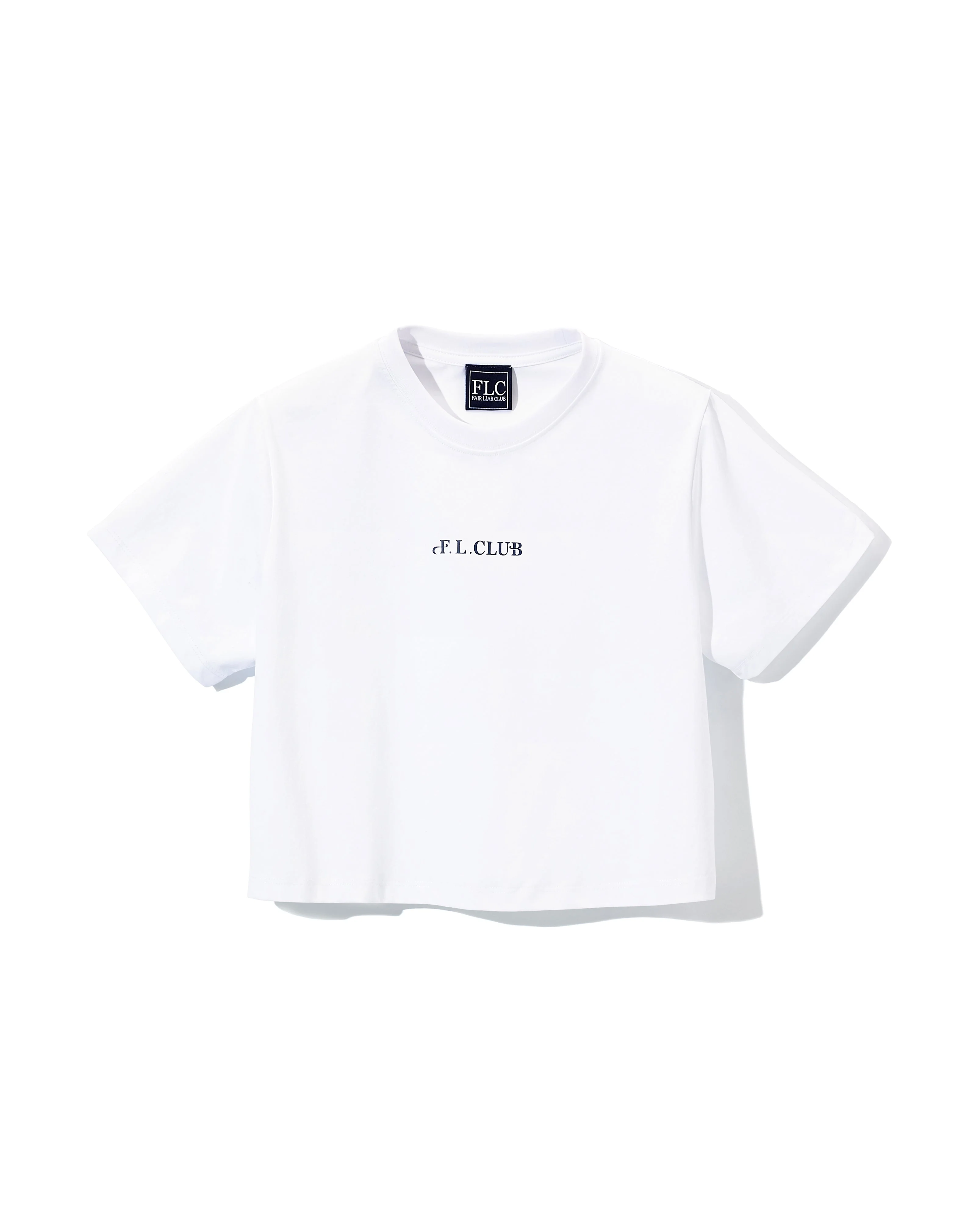 [FLC] F.L.CLUB CROPPED T-SHIRT (White)
