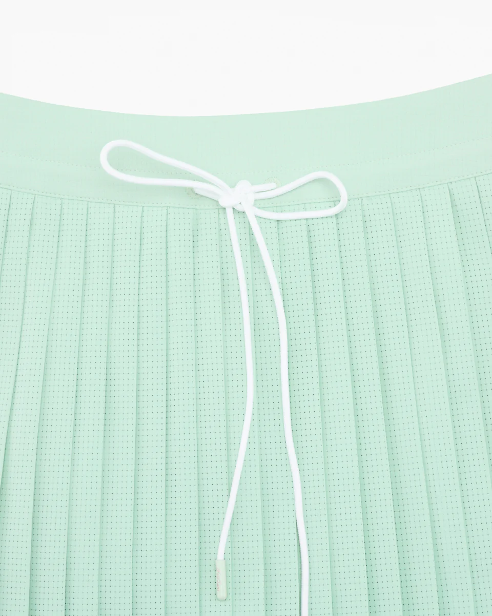 Magic Rib String Pleated Skirt (Mint)