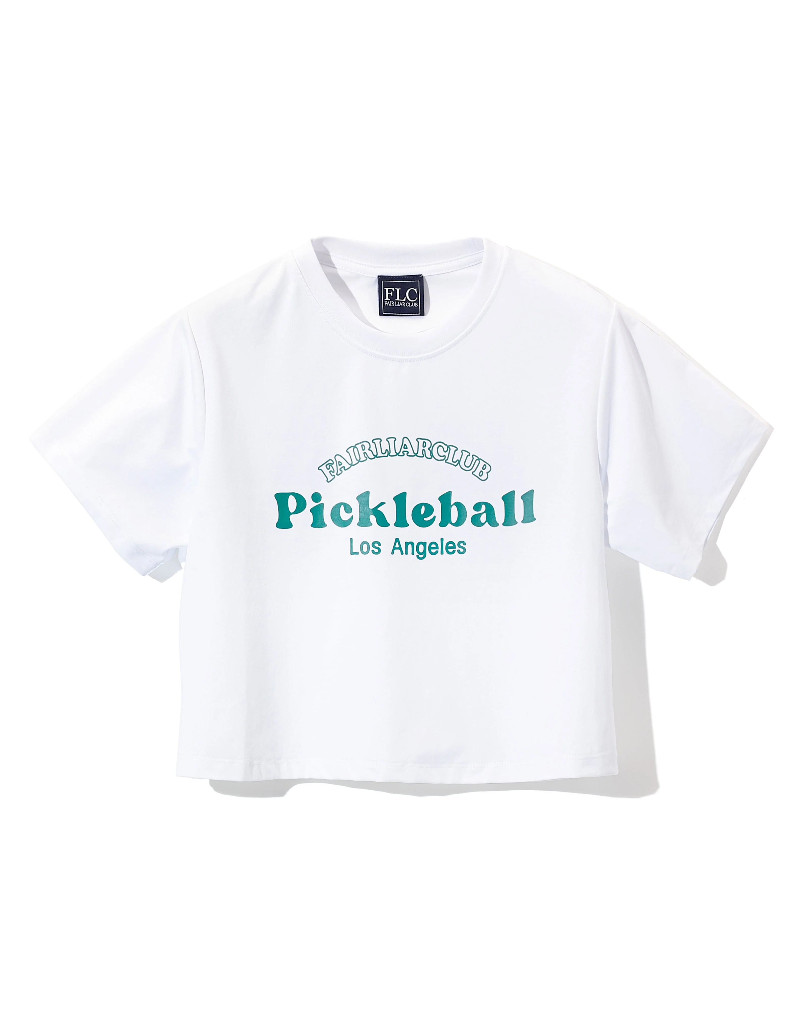 [FLC] PICKLEBALL CROPPED T-SHIRT (White)