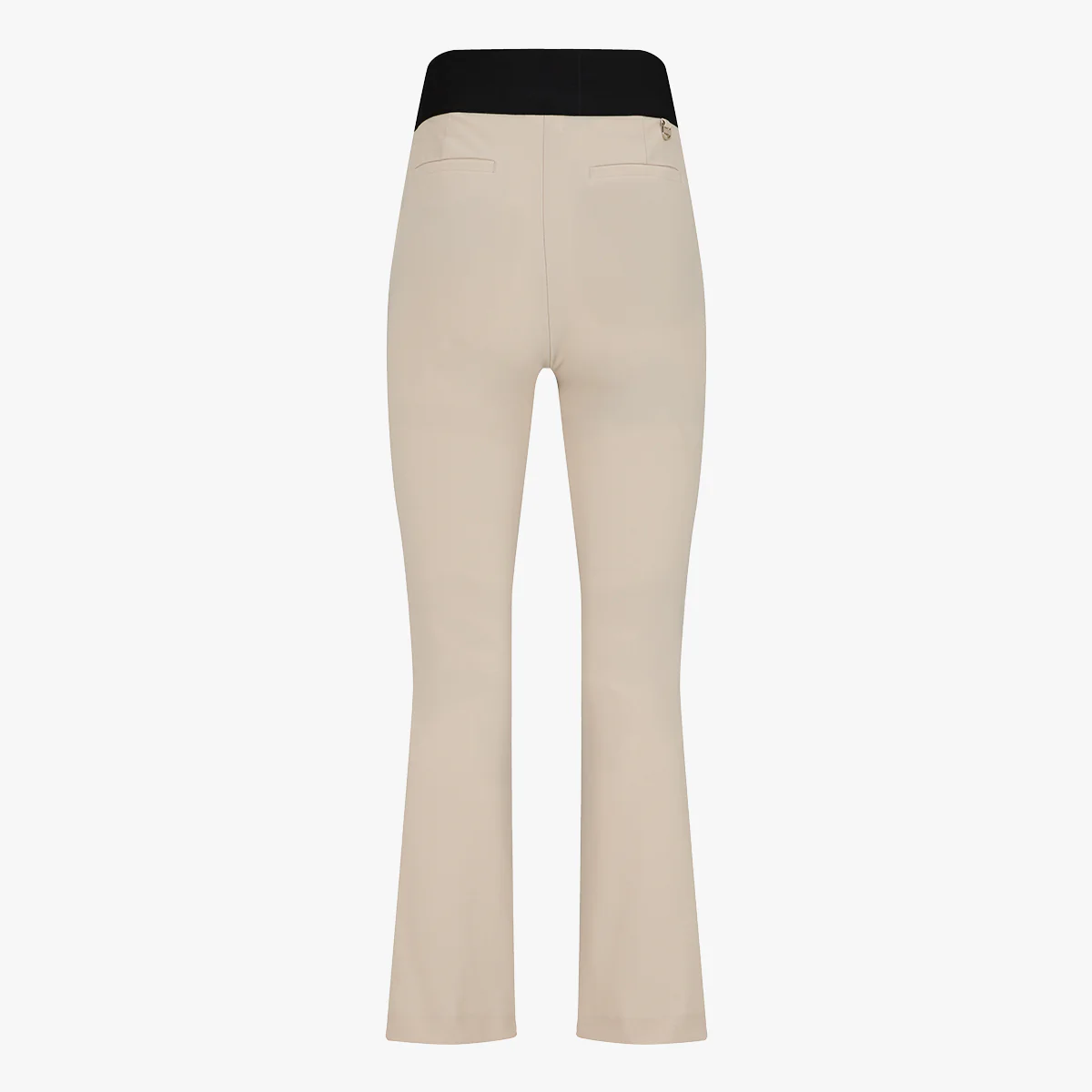 High-waisted Skinny Fit Pants (Beige)