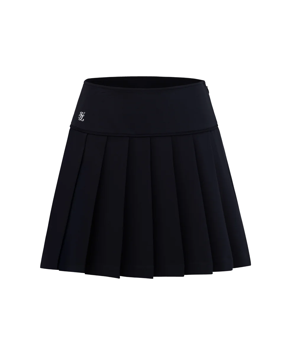 Fair Liar Performance Pleated Skirt (Black)