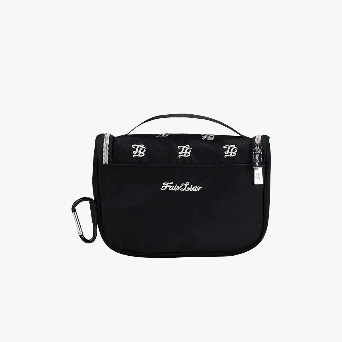 Logo Quilted Cart Pouch (Black)