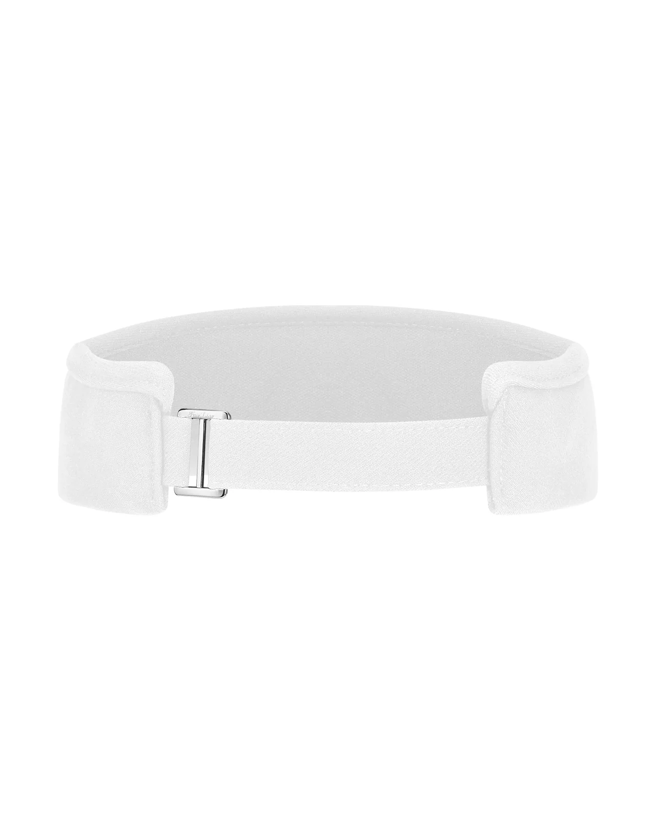 Crystal Scrunch Wide Visor (Ivory)