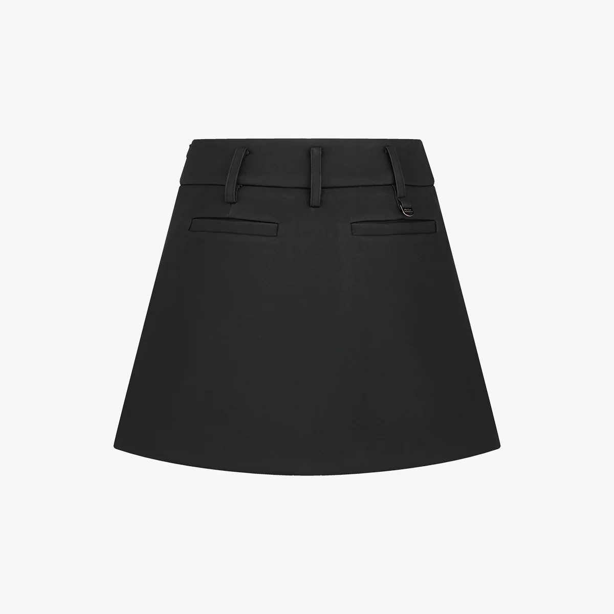 Suede Bonded Skirt (Black)