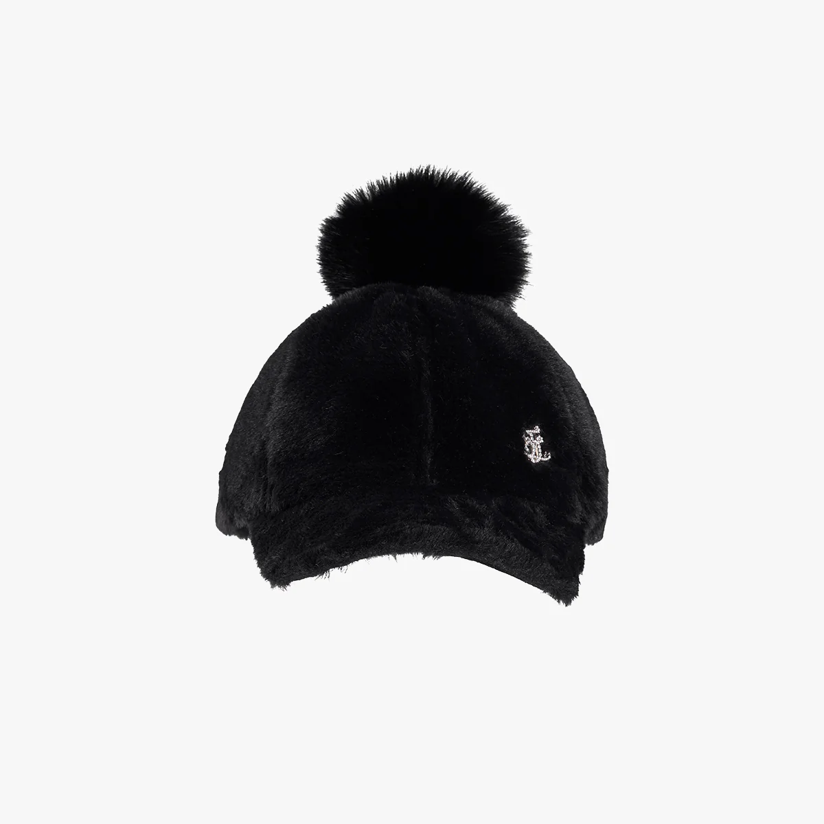 Fur Ball Point Cap (Black)