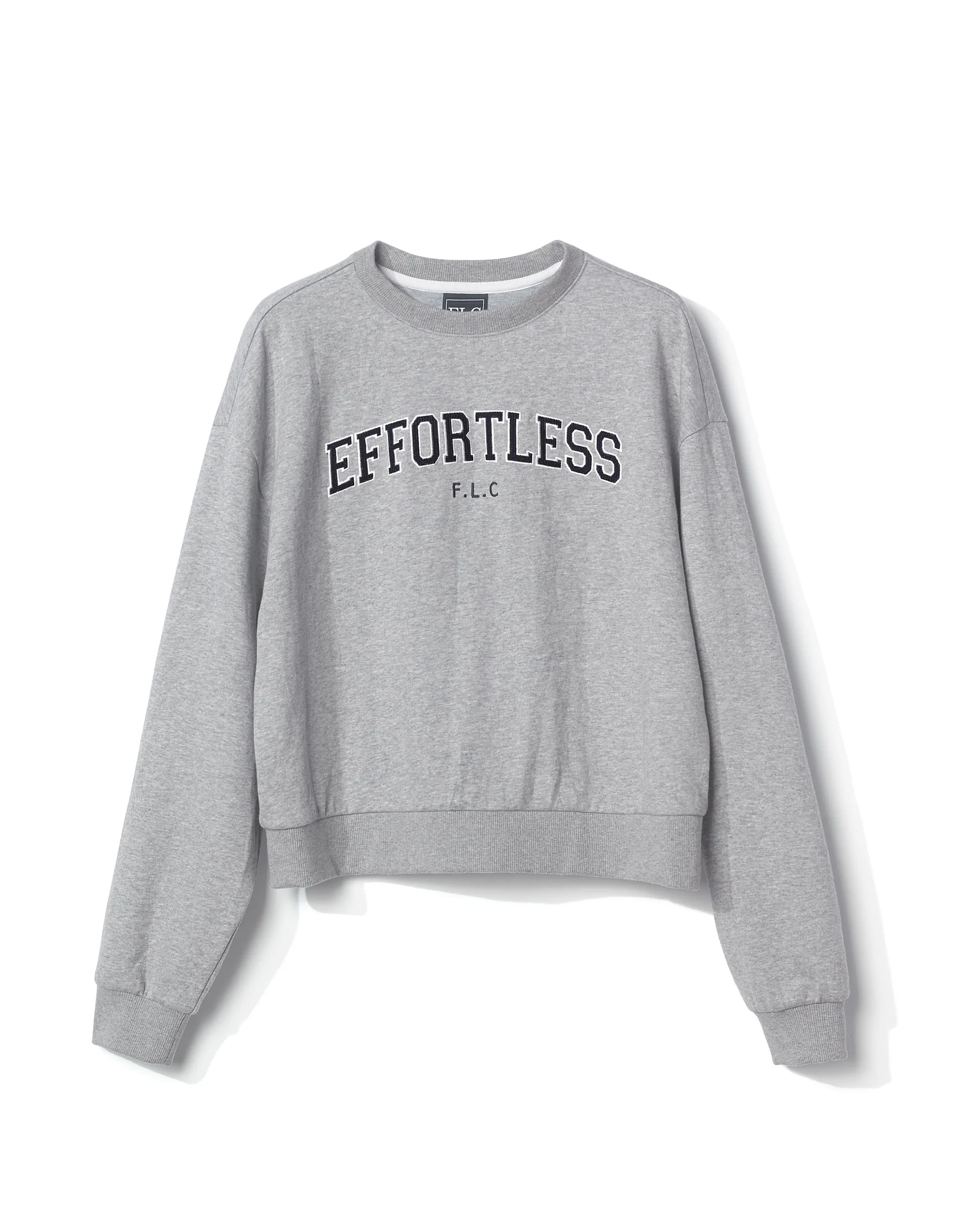 FLC Edw Cropped Sweatshirts (Grey)