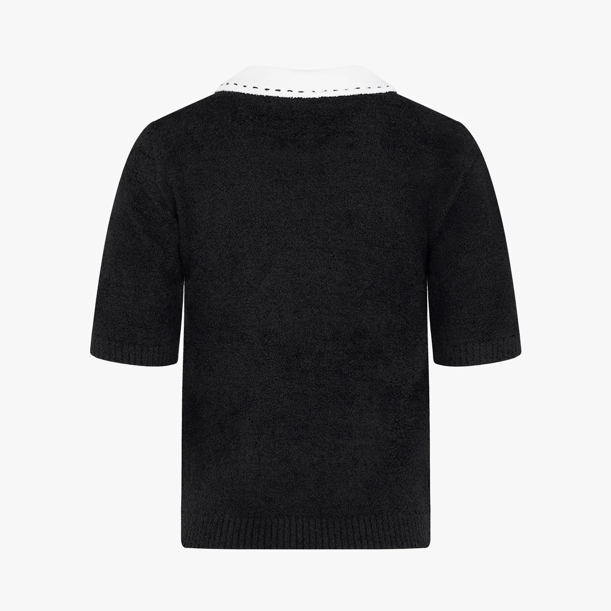 Fluffy Cropped Knit (Black)