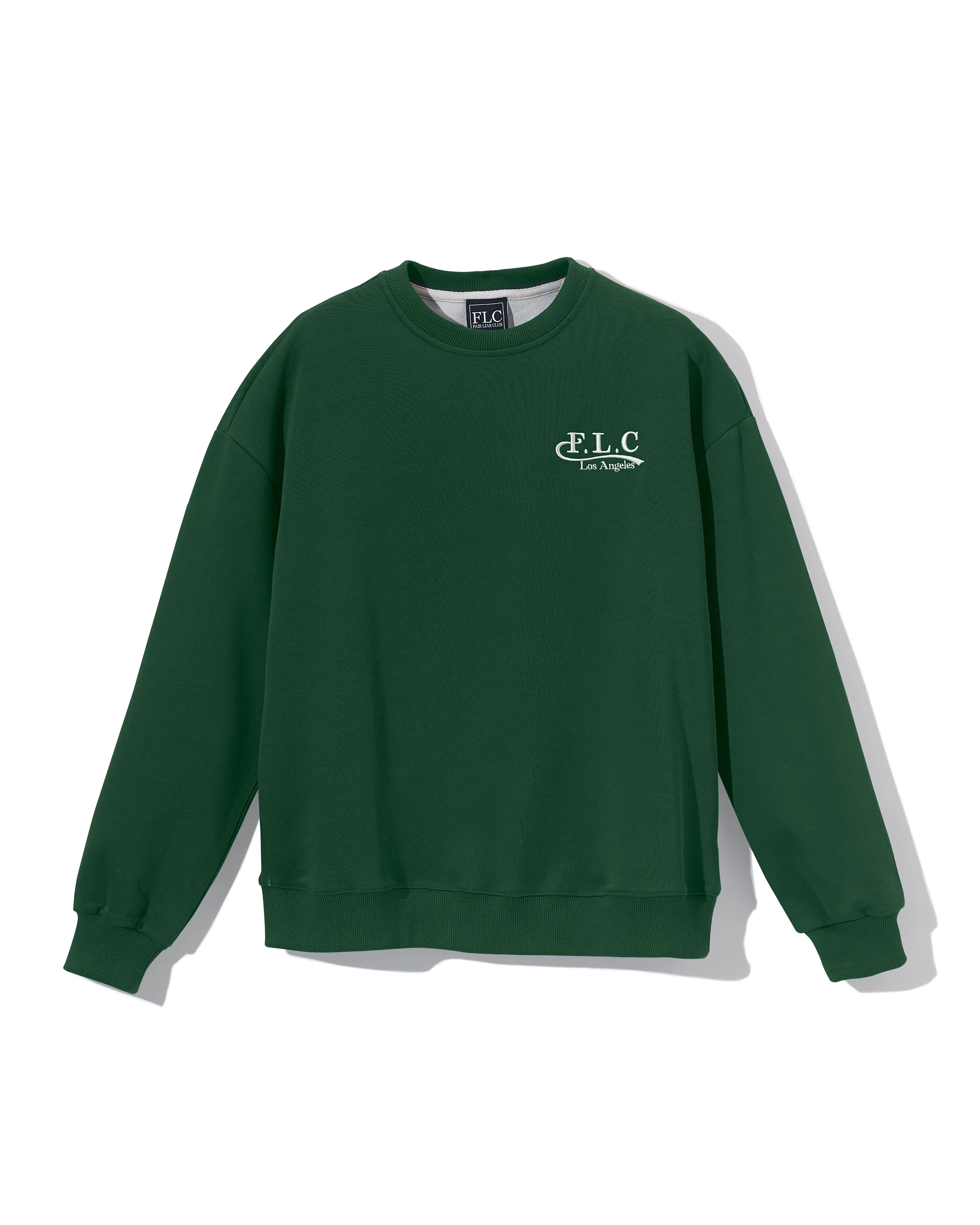 [FLC] FLC ESSENTIAL CREWNECK SWEATSHIRTS (Dark Green)
